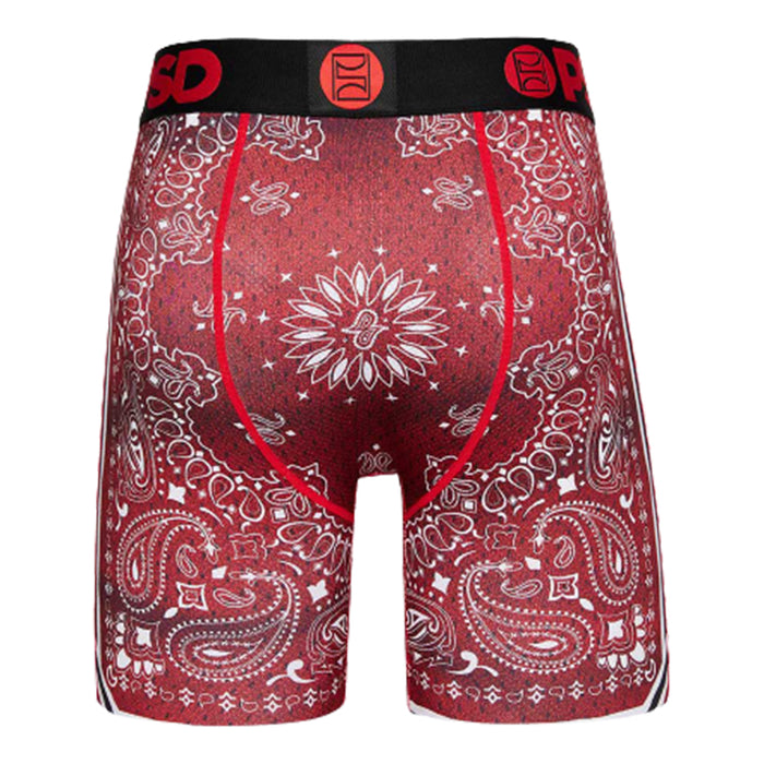 PSD Men's Baller Bandana Red Boxer Briefs Underwear - 421180063-RED