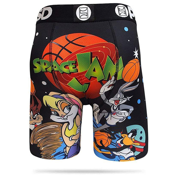 PSD Men's Space Jam Stretch Wide Band Boxer Brief Breathable Underwear