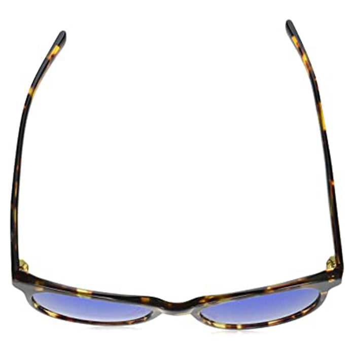 Costa Del Mar Womens Isla Round Shiny Tortoise Blue Mirrored Polarized Sunglasses - ISA10OBMGLP