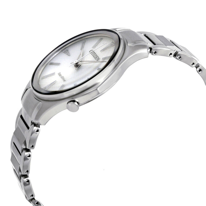 Citizen Womens Modena Silver Dial Band Stainless Steel Analog Watch - EM0590-54A
