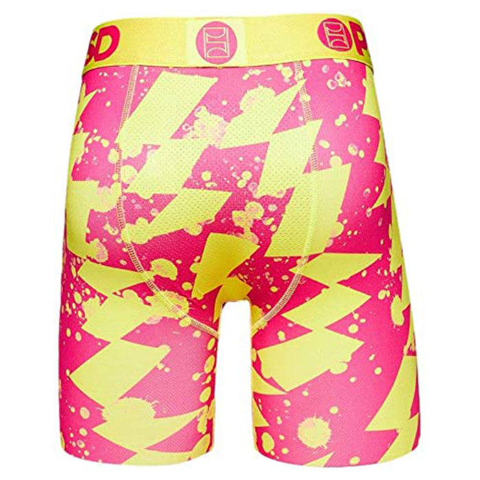 PSD Men's Neon Electric Printed Boxer Brief Pink Underwear