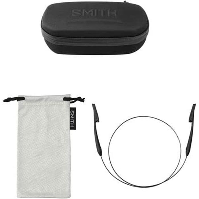 Smith Unisex Matte Black Frame Chromapop Black Mirror Lens Non-Polarized Shift Split MAG Performance Sunglasses - 205883003991C