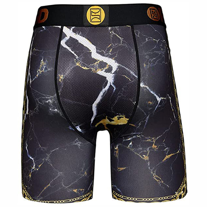 PSD Men's Black Chain Sport Boxer Briefs Underwear - 321180102-BLK