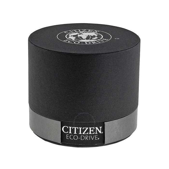 Citizen Eco-Drive Men's Stainless Watch - Green Canvas Strap - Black Dial - BM8180-03E