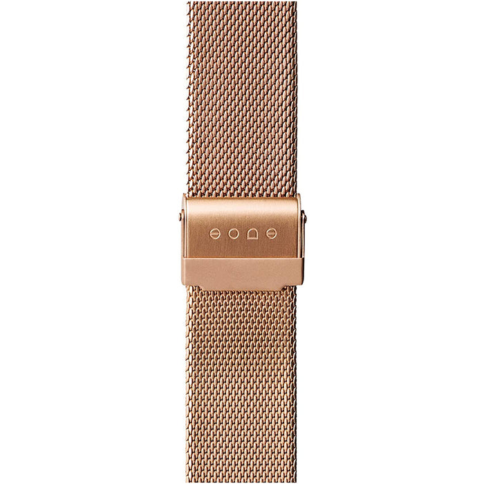 Eone Unisex Bradley Silver Dial Rose Gold Band Classic Watch - BR-RO-GLD