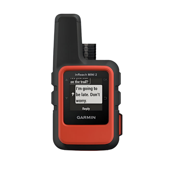 Garmin inReach Mini 2 Flame Red Hiking Handheld Lightweight and Compact Satellite Communicator - 010-02602-00