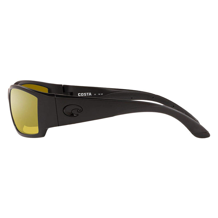 Costa Del Mar Mens Corbina Black Frame Sunrise Silver Mirror Polarized 580g Lens Sunglasses - CB01OSSGLP