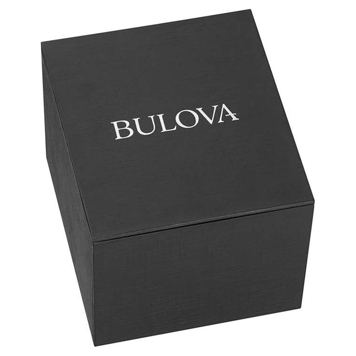 Bulova Men's Blue Dial Two Tone Stainless Steel Band Multi-Function Quartz Watch - 98C123