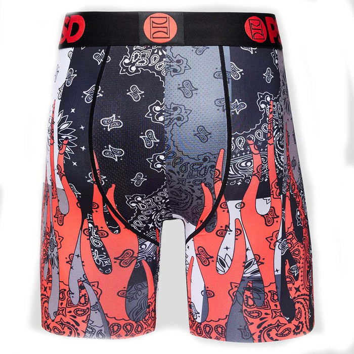 PSD Men's Multicolor Hot Bandana Flames Boxer Briefs Underwear - 32218 —  WatchCo