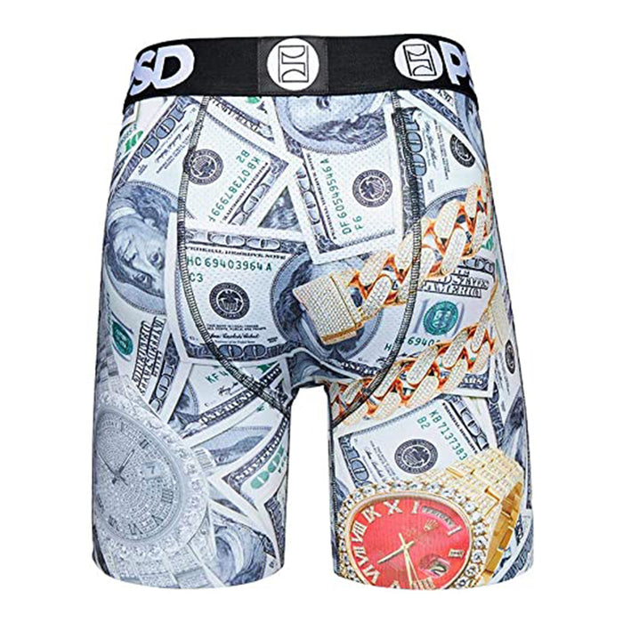 PSD Men's Black Money Shot Boxer Briefs Underwear - 121180017-BLK
