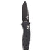Benchmade Mini-Barrage Folding Black Plain Blade Black Valox Handles 2.91 AXIS knife - BM-585BK - WatchCo.com