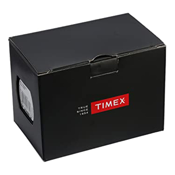 Timex Mens Digit DGTL Gray Black Band Silicone Strap Watch - TW5M27000