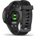 Garmin Unisex Forerunner 45S Small Black Silicone Strap GPS Running Track Smartwatch - 010-02156-02 - WatchCo.com