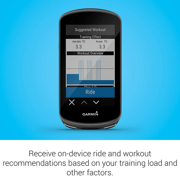 Garmin Edge 1030 Plus Only-Device Workout Suggestions ClimbPro Pacing Guidance GPS Cycling/Bike Computer - 010-02424-00