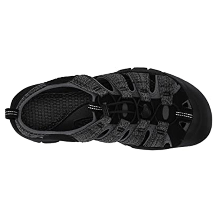 KEEN Men's Newport H2 Black/Steel Grey 11 Sandal - 1022252-11