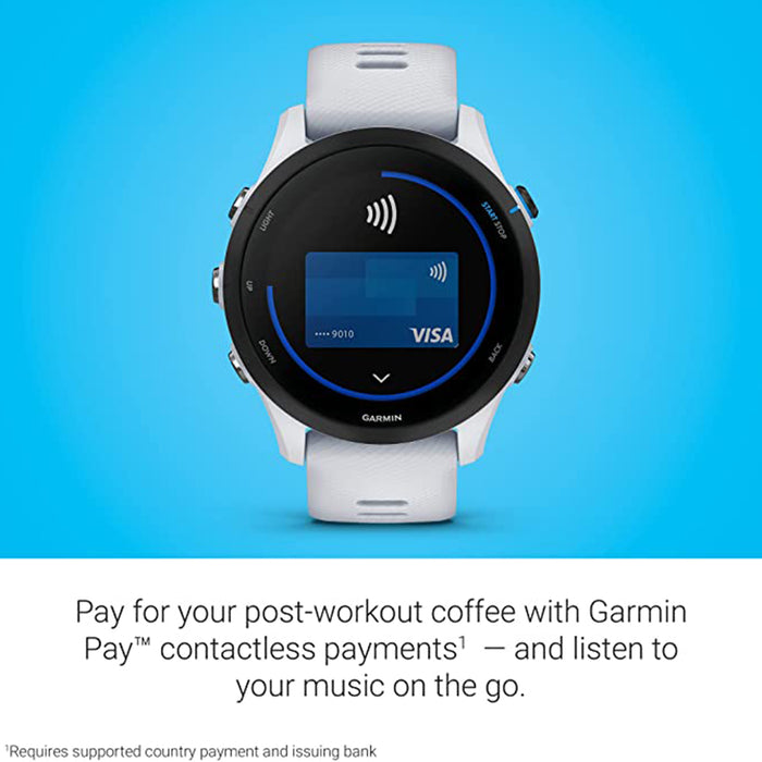 Garmin Forerunner 255 Whitestone Music Advanced Insights Long-Lasting Battery GPS Running Smartwatch - 010-02641-21