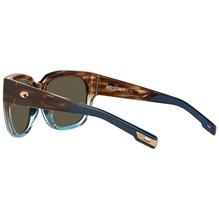 Costa Del Mar Womens Waterwoman 2 Shiny Wahoo Blue Mirrored Polarized Sunglasses - WTR251OBMGLP