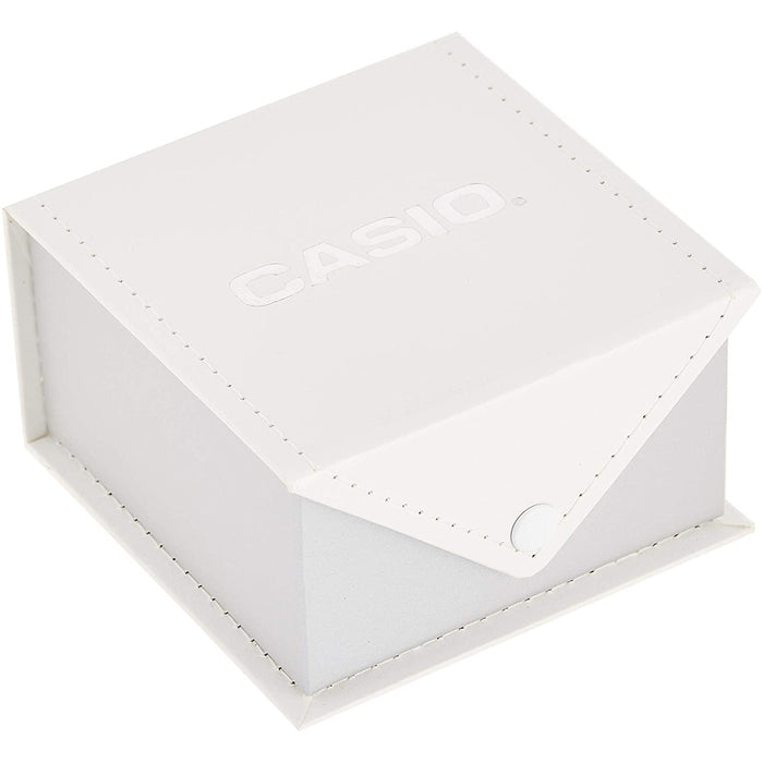 Casio Mens Black Leather Strap Easy Reader Silver Dial Analog Quartz Watch - MTP-V001L-7BUDF