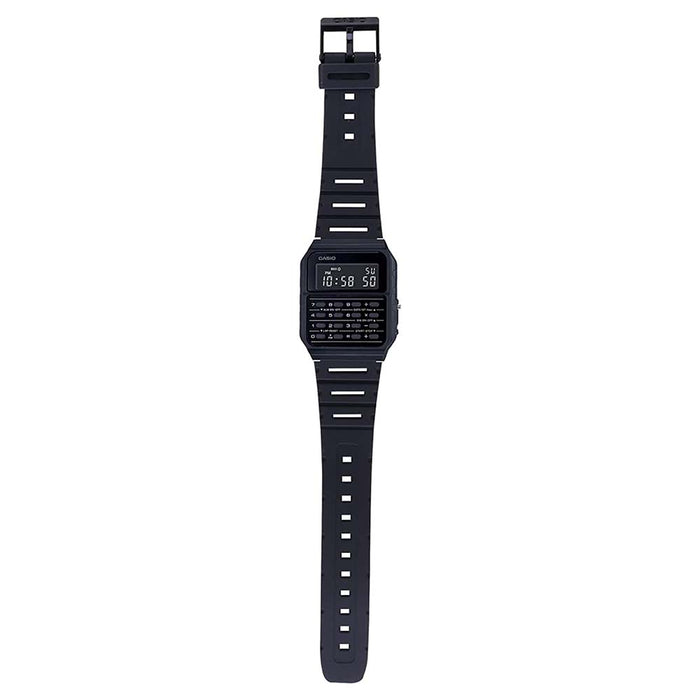 Casio Men's Black Dial Resin Band Calculator Quartz Watch - CA-53WF-1BDF