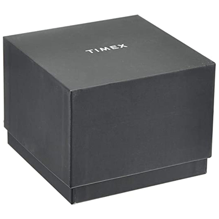 Timex Mens Waterbury Black Dial Brown Leather Strap Watch - TW2R70900