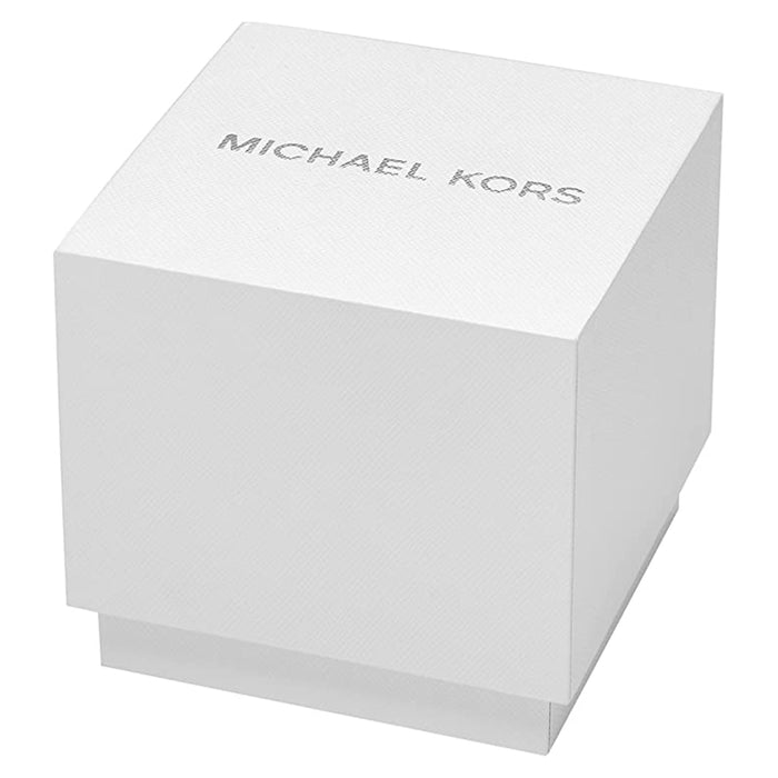 Michael Kors Womens Rose Gold Dial Stainless Steel Band Quartz Watch - MK6485