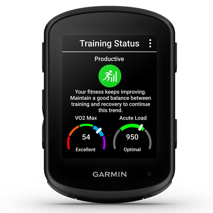 Garmin Edge 540 Bundle Button Controls Targeted Adaptive Coaching Bundle Includes Speed and Cadence Sensor Compact GPS Cycling Computer - 010-02694-10