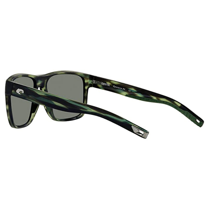 Costa Del Mar Mens 6s9013 Spearo XL Matte Reef Grey Square Sunglasses - 6S9013-REEFGRY