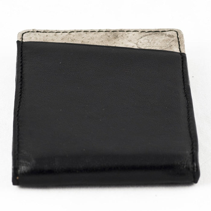Orchill Mens Micro Black / Grey Leather Wallet - 11212008