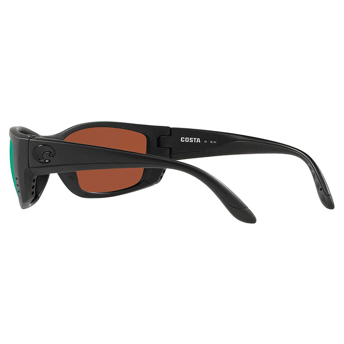 Costa Del Mar Fisch Sunglasses Blackout / Green Mirror Polarized