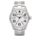 Speidel Mens White Stainless Steel Luminous Hands Band Quartz Dial Watch - 603392305 - WatchCo.com