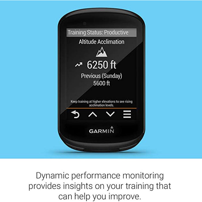 Garmin Edge 830 Sensor Bundle Performance Monitoring and Popularity Routing with Speed Sensor Touchscreen GPS Cycling/Bike Computer - 010-02061-10