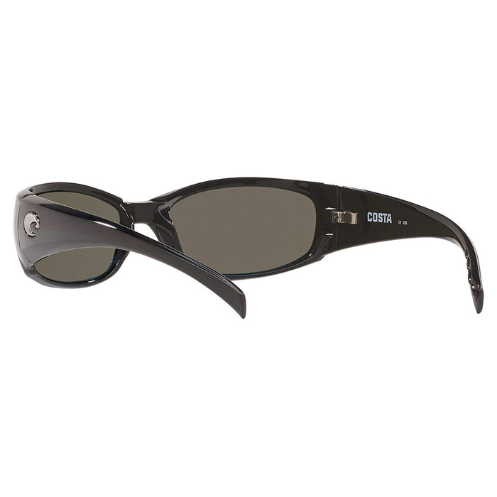 Costa Del Mar Mens Hammerhead Shiny Black Frame Grey Blue Mirror Polarized-580g Sunglasses - HH11OBMGLP