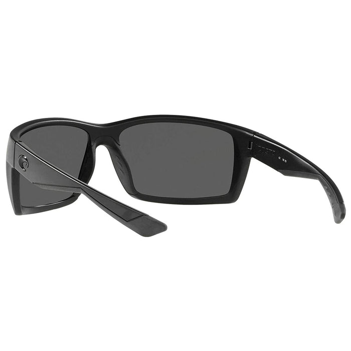 Costa Del Mar Mens Reefton Blackout Frame Grey Silver Mirror Polarized-580g Lens Sunglasses - RFT01OSGGLP