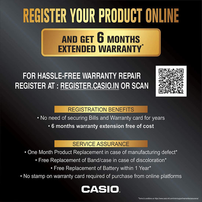 Casio Mens Brown Leather Strap Easy Reader Black Dial Analog Quartz Watch - MTP-V001GL-1BUDF