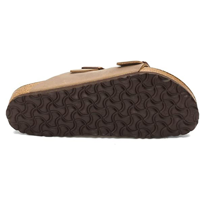 Birkenstock Unisex Tobacco brown 45 M Regular Width Arizona Soft Footbed Sandal - 552811-45