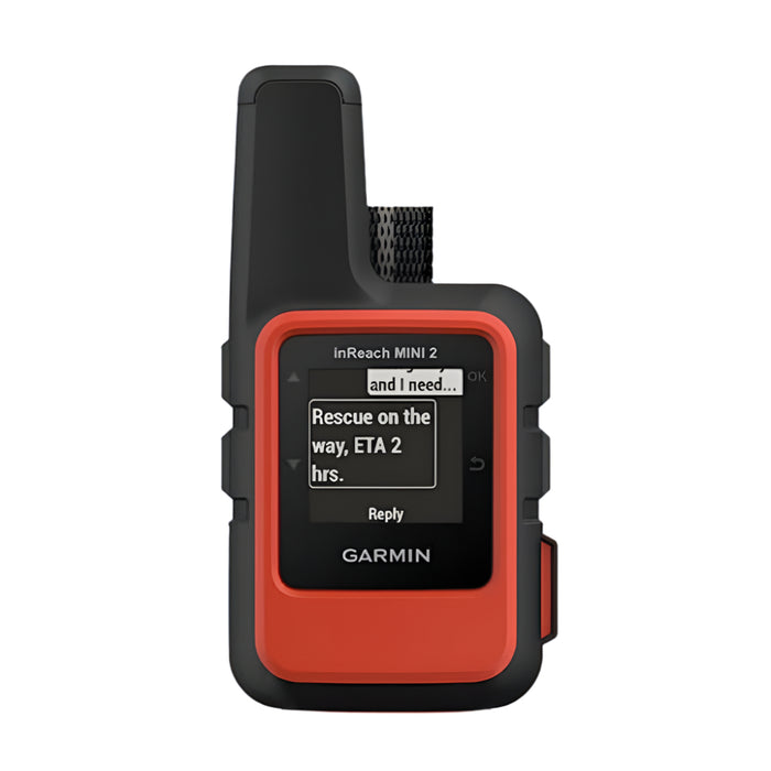 Garmin inReach Mini 2 Flame Red Hiking Handheld Lightweight and Compact Satellite Communicator - 010-02602-00