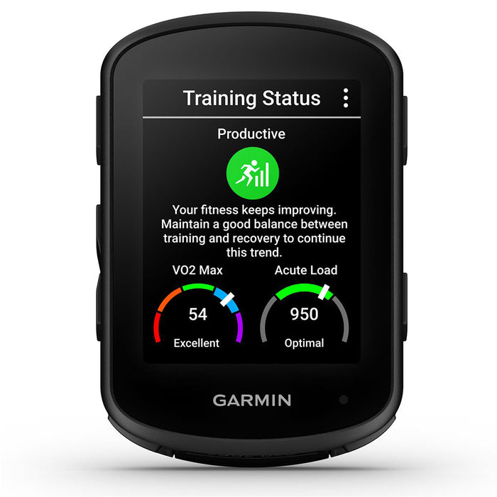 Garmin Edge 540 Solar-Charging Buttons Targeted Adaptive Coaching Advanced Navigation GPS Cycling Computer - 010-02694-20