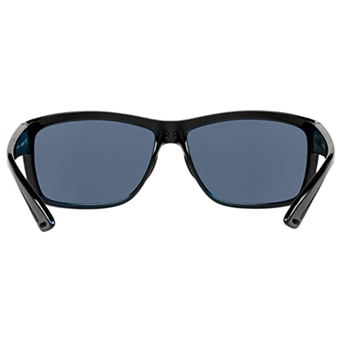 Costa Del Mar Mens Mag Bay Scratch Resistant Plastic Lenses Blue Mirrored Sunglasses - AA11OBMP