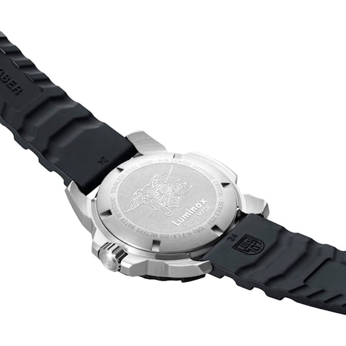 Luminox Men's Black Dial Rubber Band Seal Steel Military Diver Quartz Watch - XS.3251.CB