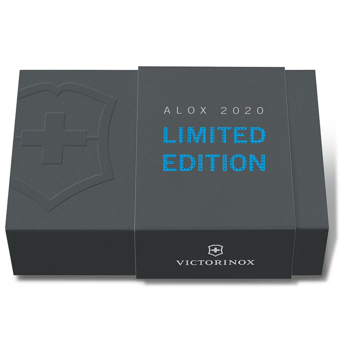 Victorinox Swiss Army Classic Alox Limited Edition 2020 Small Pocket Knife with Aqua Blue Alox Scales - 0.6221.L20 - WatchCo.com