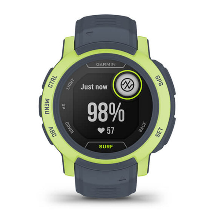 Garmin Instinct 2 - Surf Edition Mavericks Health Monitoring GPS Smartwatch- 010-02626-12