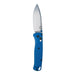 Benchmade Bugout Plain Blade Axa Drop-point Blue Outdoors | WatchCo.com