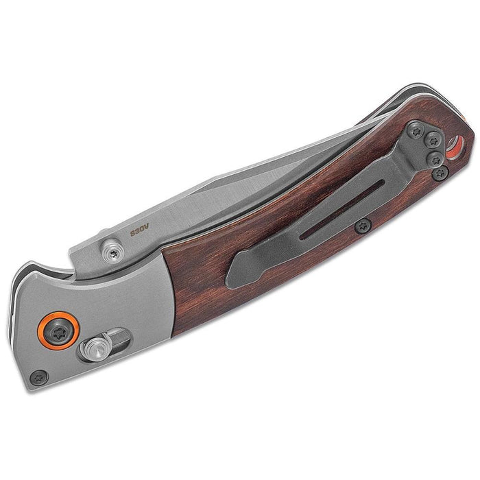 Benchmade Mini Crooked River Plain Edge Clip-Point Outdoors | WatchCo.com