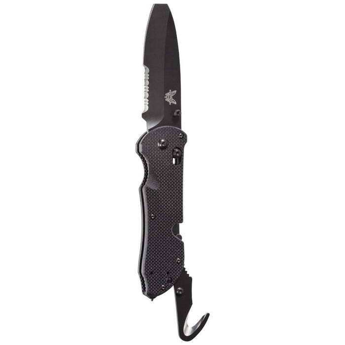 Benchmade Triage Axis Serrated Coated Opposing Bevel Outdoors | WatchCo.com