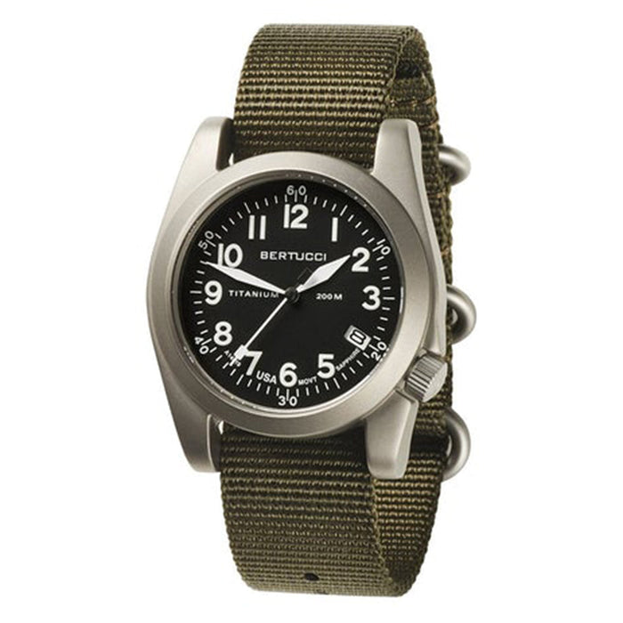 Bertucci A-11T Americana Men's Defender Olive Nylon Watches | WatchCo.com