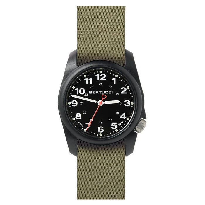 Bertucci A-1R Field Comfort Mens Drab Nylon Watches | WatchCo.com