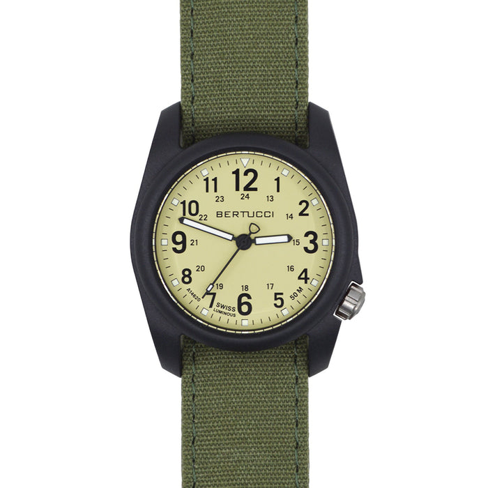 Bertucci Men's DX3 Evergreen Comfort Canvas Band Watches | WatchCo.com