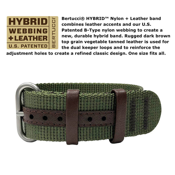 Bertucci Men's DX3 Hybrid Forest Hybrid Band Watches | WatchCo.com