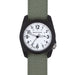 Bertucci Men's DX3 Spruce Comfort Canvas Band White Analog Dial Quartz Watch