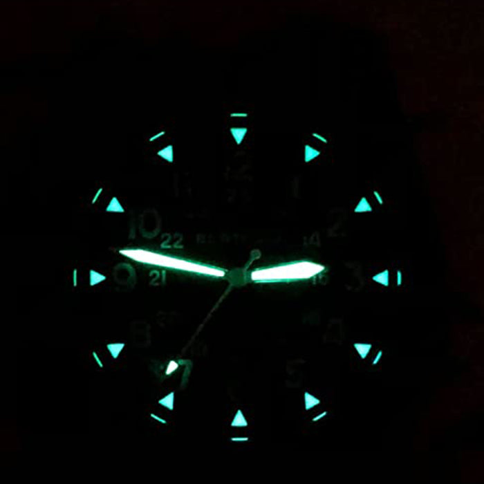 Bertucci Unisex Black Dial Cicada Orange Nylon Band Japanese Quartz Watch